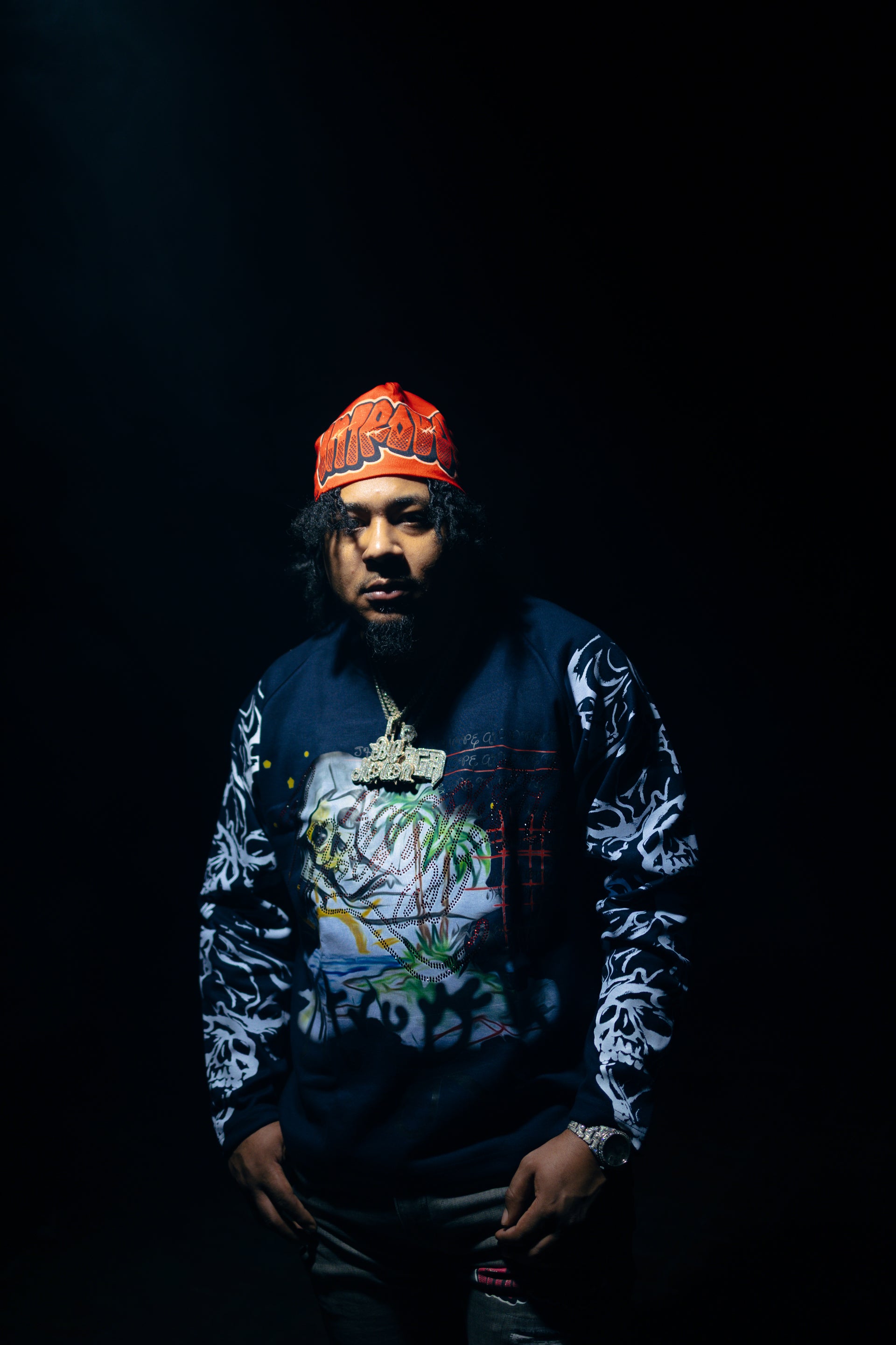 'Reaper's Island' Long Sleeve (Navy)