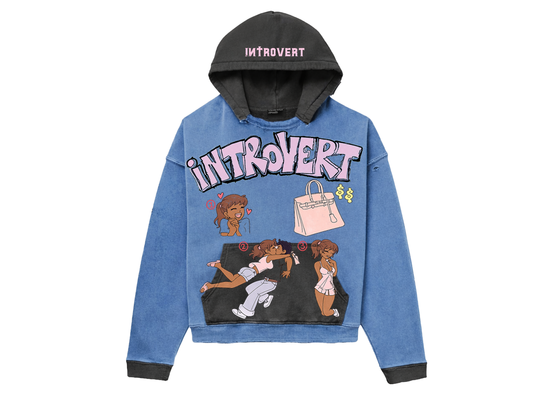 Blue ‘Lost Lovers Club’ Pullover