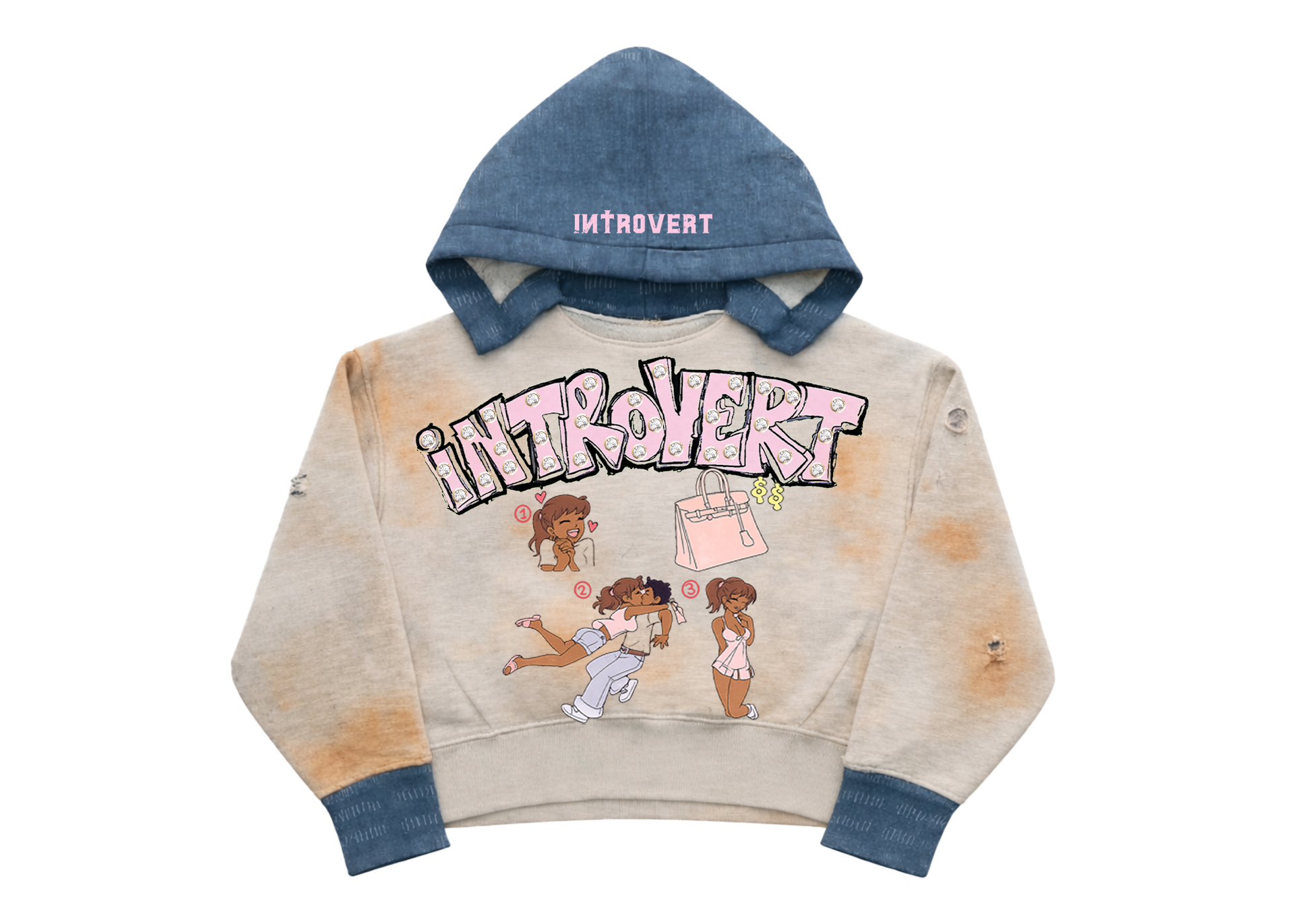 Grey ‘Lost Lovers Club’ Pullover