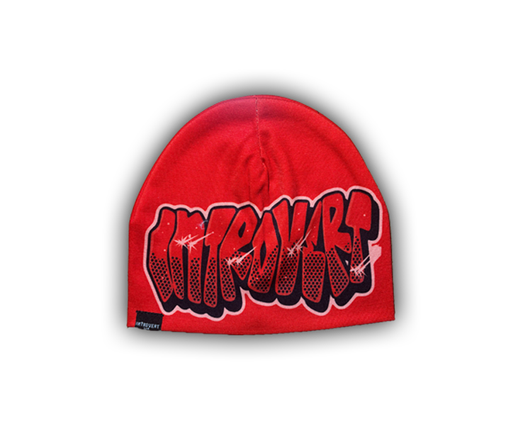'Cherry' Knitted Skull Caps