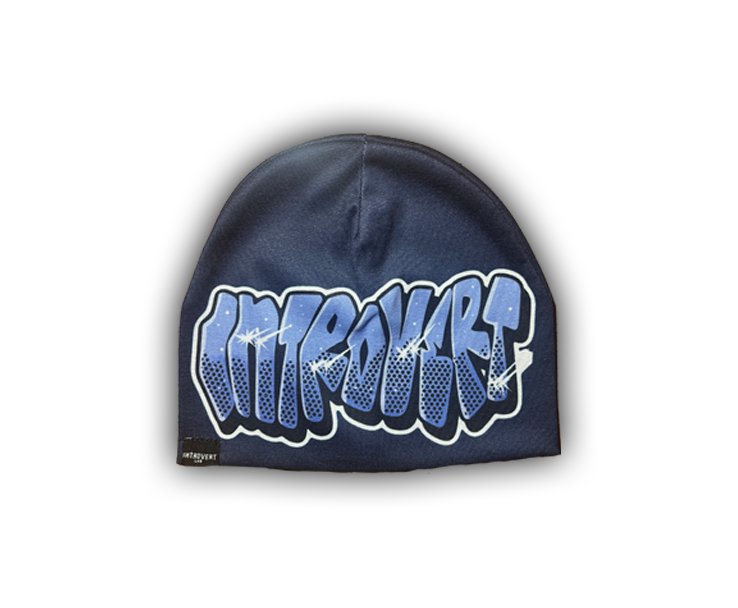 'Navy' Knitted Skull Cap