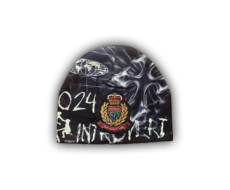'Concrete' Knitted Skull Cap