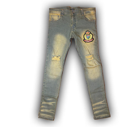 'Road Runner' Golden Wash Denim