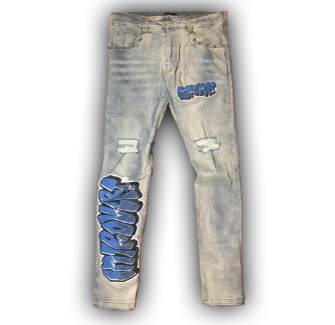 'Ice' Blue Denim